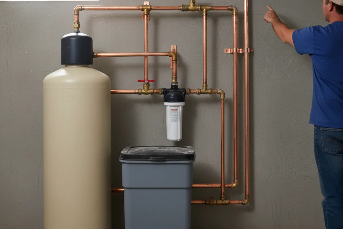 Whole-house water treatment system installed in High Shoals